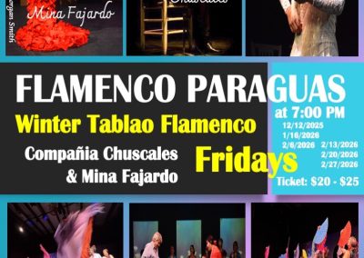 Flamenco Paraguas 2025 Winter - Winter Tablao Flamenco Fridays in Santa Fe, NM